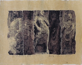 Huang Yuanqiang 黄元强
The Surreal Detachment of Buddha 
Screenprint 400mm x 500mm 
